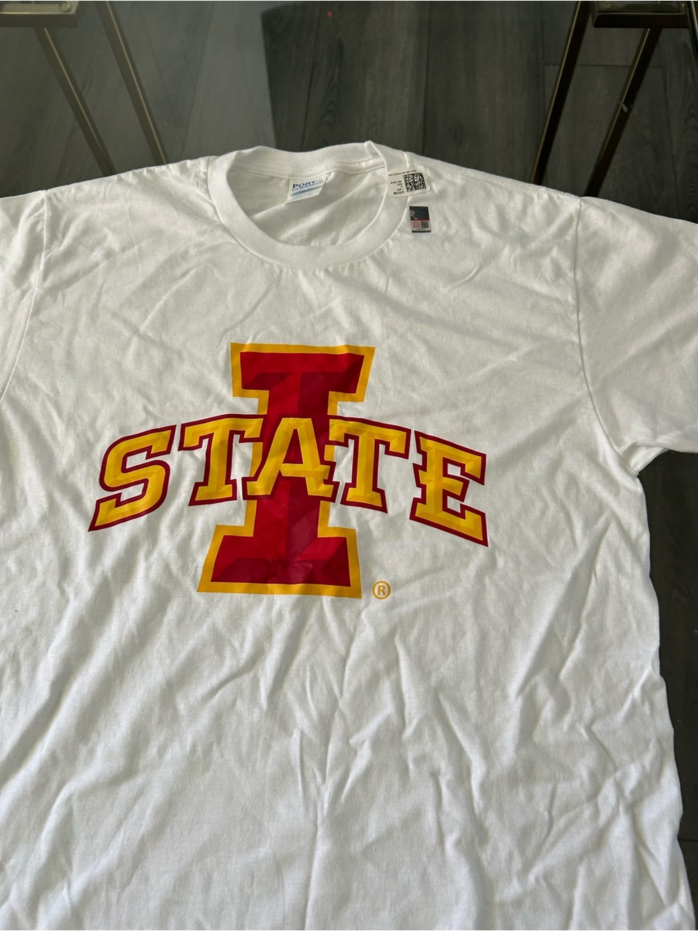 Iowa State White Logo T-Shirt